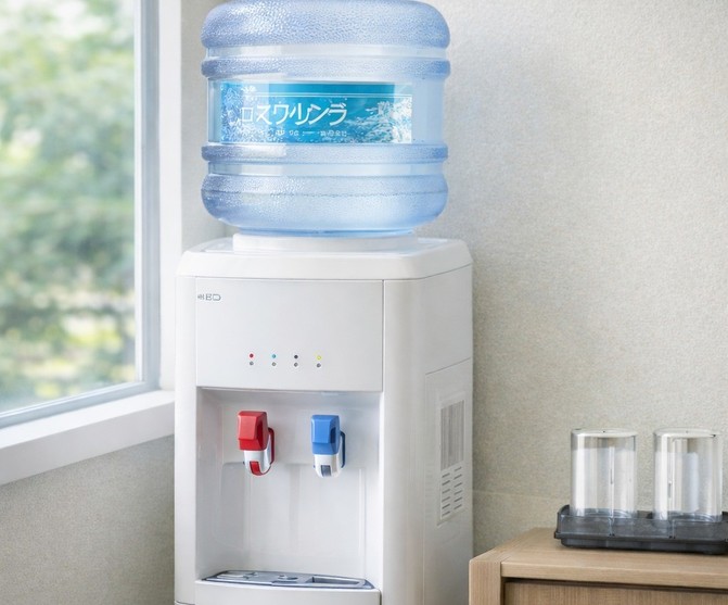 塾内に設置された水サーバー